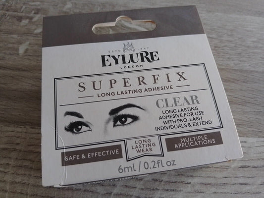 Eylure Long Wear Lash Glue Individual False Fake Eye Lashes Clear Finish 6ml